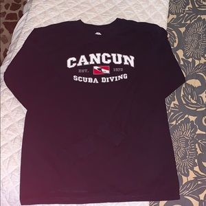 Men’s medium scuba diving shirt Cancun